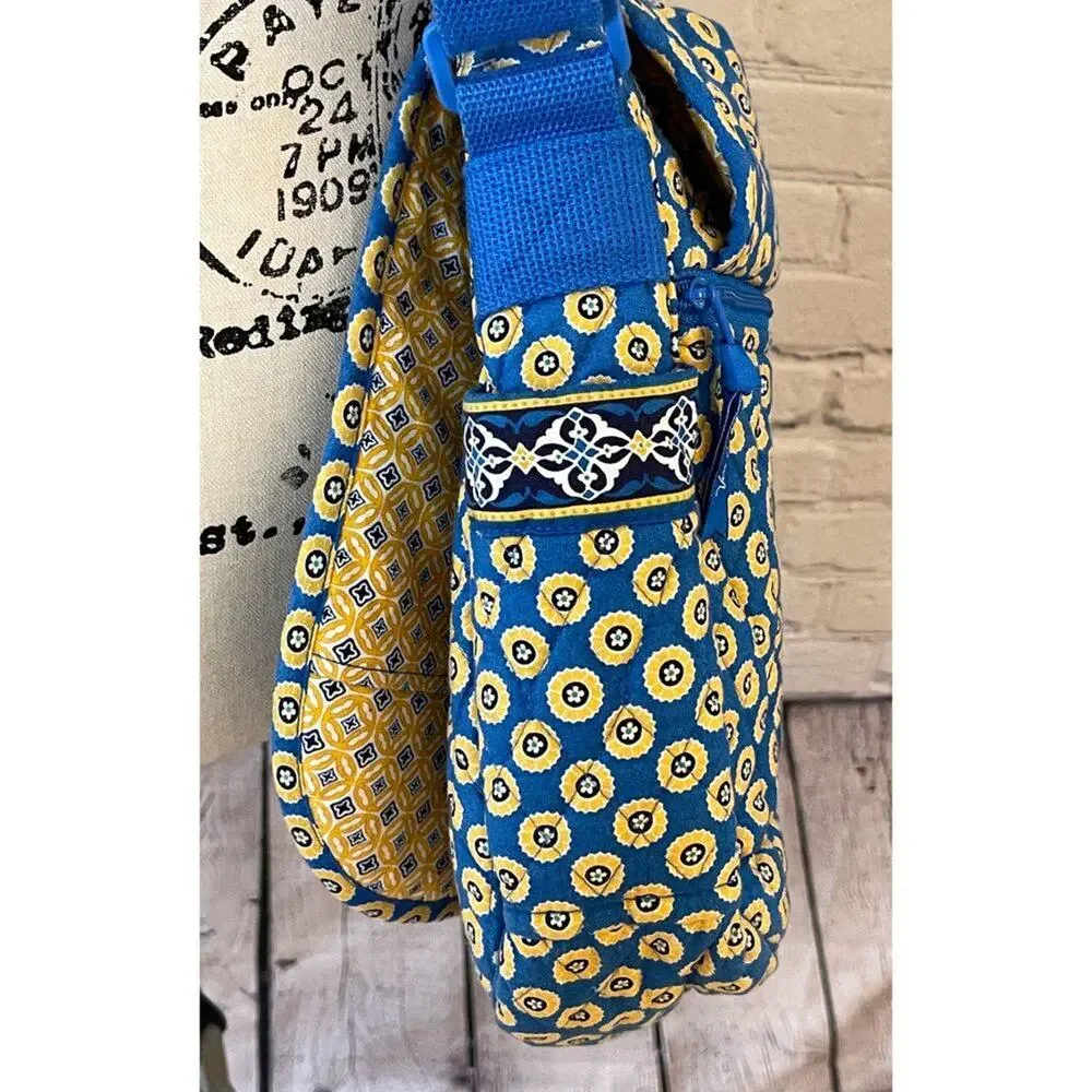 Vera Bradley Women’s Riviera Blue Large Messenger Bag
